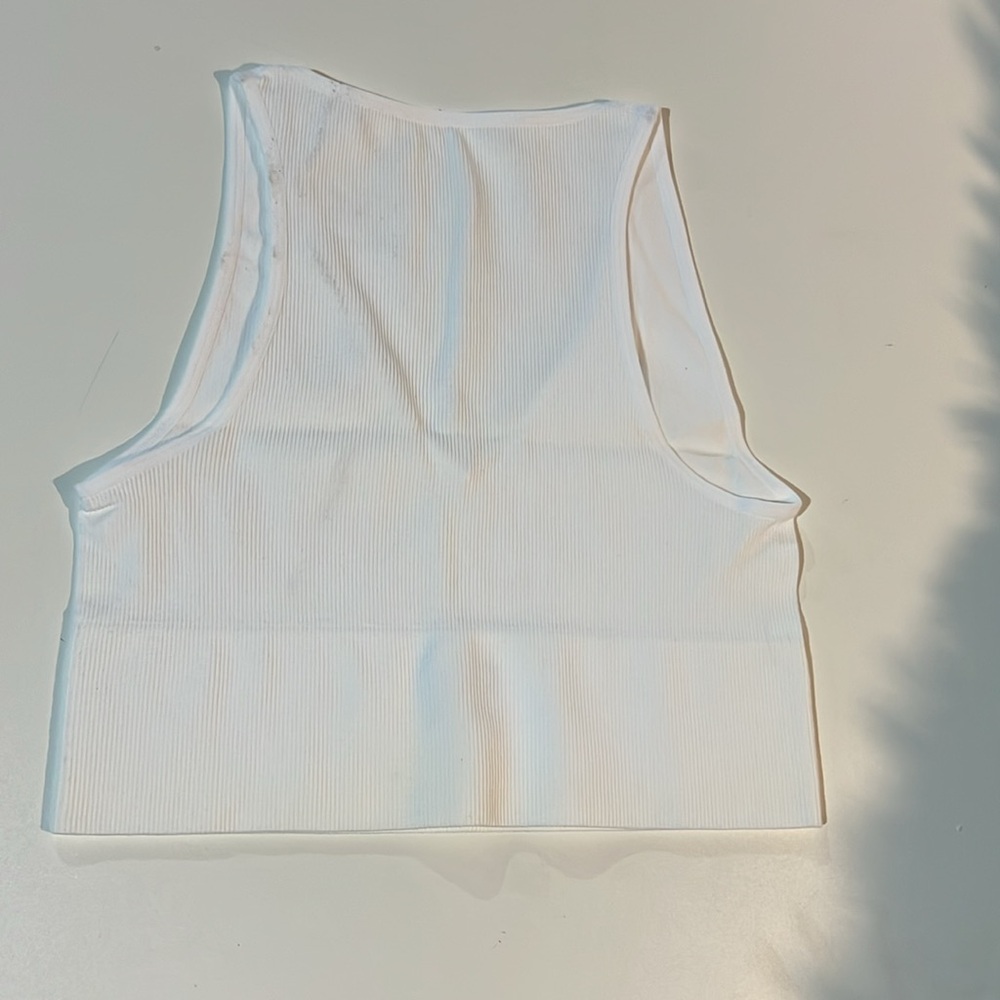 Women’s 3 pack ribbed cropped tank/longline bralette L - Picture 7 of 7